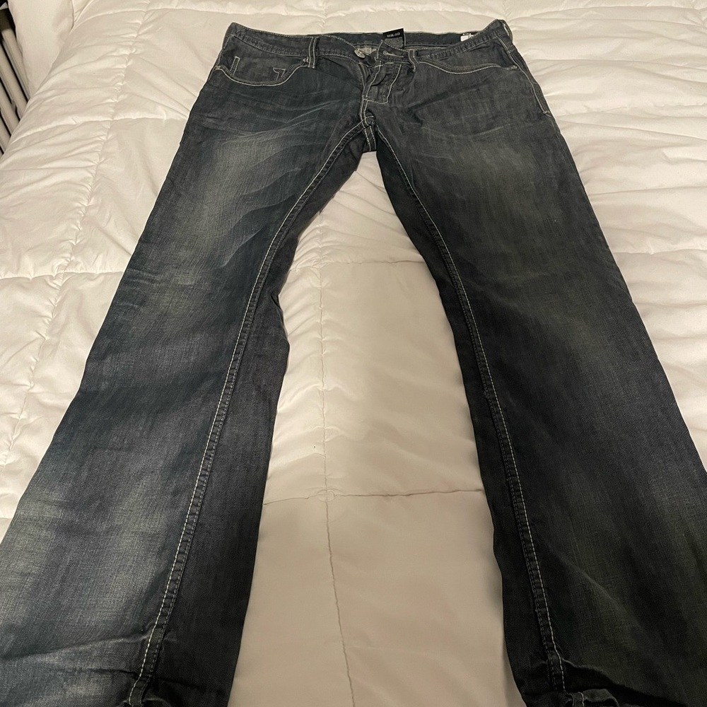 Buffalo David Bitton Black Bootcut Jeans